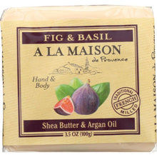 Load image into Gallery viewer, A LA MAISON DE PROVENCE: Mini Soap Bar Fig &amp; Basil, 3.5 oz
