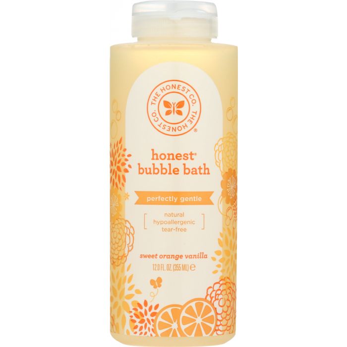 THE HONEST COMPANY: Bubble Bath Orange Vanilla, 12 oz