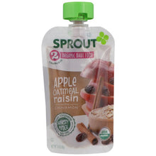 Load image into Gallery viewer, SPROUT: Apple Oatmeal Raisin with Cinnamon Baby Food, 3.5 oz
