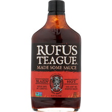 Load image into Gallery viewer, RUFUS TEAGUE: BBQ Sauce Blazin Hot, 16 oz
