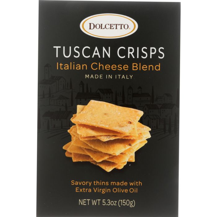 DOLCETTO: Tuscan Crisps Italian Cheese Blend, 5.3 oz