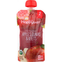 Load image into Gallery viewer, HAPPY BABY: S2 Apple Guava Beet Organic, 4 oz
