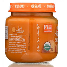 Load image into Gallery viewer, HAPPY BABY: Stage 1 Sweet Potatoes Baby Food in Jar, 4 oz
