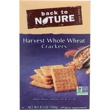 Load image into Gallery viewer, BACK TO NATURE: Harvest Whole Wheat Crackers, 8.5 oz
