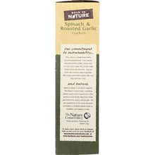 Load image into Gallery viewer, BACK TO NATURE: Crackers Spinach and Roasted Garlic, 6.5 oz
