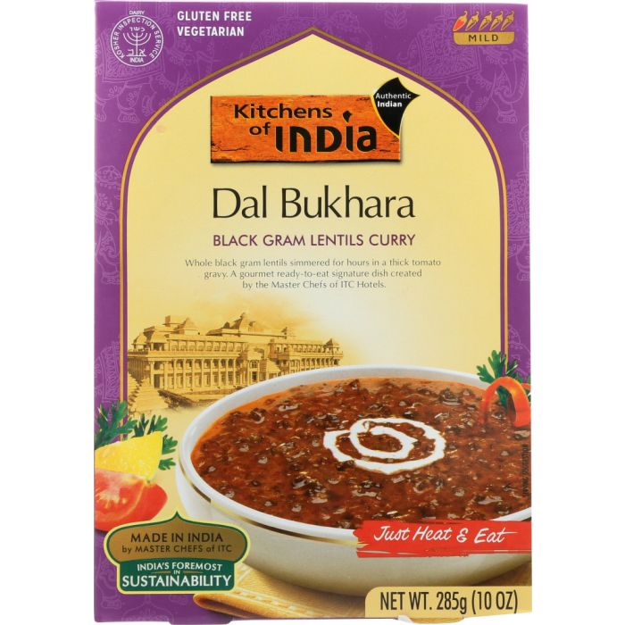 KITCHENS OF INDIA: Entre Ready To Eat Dal Bukhara Curry, 10 oz