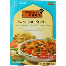 Load image into Gallery viewer, KITCHENS OF INDIA: Mixed Vegetable &amp; Cottage Cheese Curry, 10 oz
