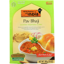 Load image into Gallery viewer, KITCHENS OF INDIA: Entre Ready To Eat Pav Bhaji Curry, 10 oz
