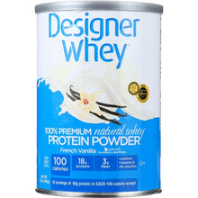 Load image into Gallery viewer, DESIGNER PROTEIN WHEY: 100% Premium Powder French Vanilla, 12 oz
