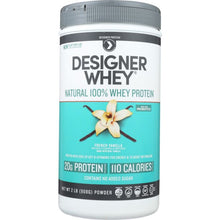 Load image into Gallery viewer, DESIGNER PROTEIN WHEY: 100% Premium Protein French Vanilla, 2 lb
