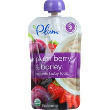 Load image into Gallery viewer, PLUM ORGANICS: Organic Baby Food Stage 2 Plum Berry &amp; Barley, 3.5 Oz
