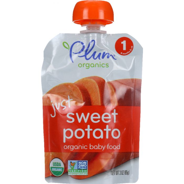 PLUM ORGANICS: Just Sweet Potato Baby Food, 3 oz