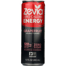 Load image into Gallery viewer, ZEVIA: Energy Grapefruit Zero Calorie, 12 oz
