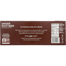 Load image into Gallery viewer, ZEVIA: Soda Ginger Root Beer 10 pk, 120 oz
