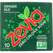 Load image into Gallery viewer, ZEVIA: Soda Ginger Ale 10 pk, 120 oz
