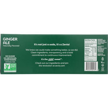 Load image into Gallery viewer, ZEVIA: Soda Ginger Ale 10 pk, 120 oz
