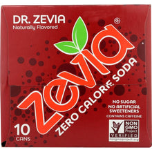 Load image into Gallery viewer, ZEVIA: Dr. Zevia Zero Calorie Soda 10 Pack, 120 fl oz
