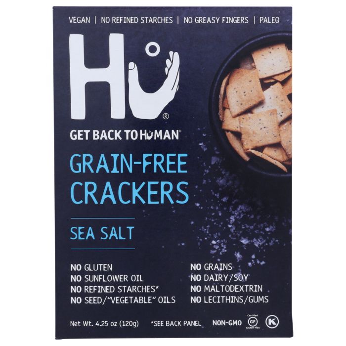 HU: Sea Salt Grain-Free Crackers, 4.25 oz