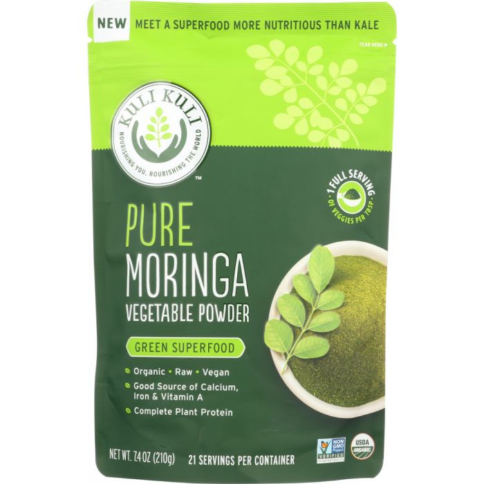 KULI KULI MO: Pure Moringa Vegetable Powder 7.4 Oz