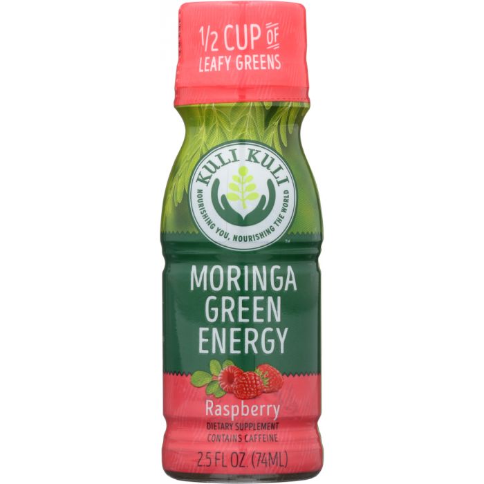 KULI KULI MO: Moringa Green Energy Shot Raspberry, 2.5 Oz