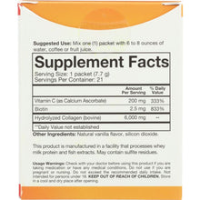 Load image into Gallery viewer, YOUTHEORY: Collagen Powder Vanilla 21 Packets, 5.7 oz
