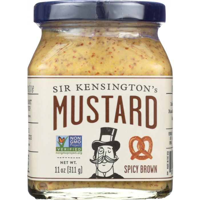 SIR KENSINGTONS: Mustard Spicy Brown, 11 oz