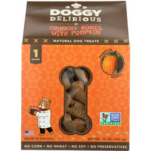 Load image into Gallery viewer, DOGGY DELIRIOUS: Dog Bone Pumpkin, 16 oz
