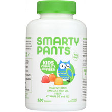 Load image into Gallery viewer, SMARTYPANTS: Kids Fiber Complete with No Sugar Added Multi + Omega 3 + Vitamin D, 120 Gummies
