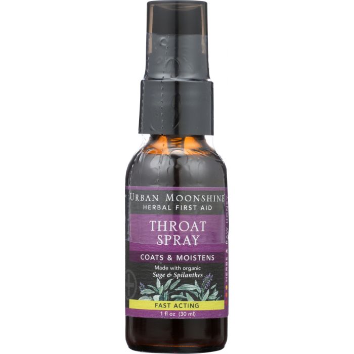 URBAN MOONSHINE: Throat Spray, 1 fl oz