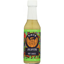 Load image into Gallery viewer, SIETE: Jalapeno Hot Sauce, 5 oz
