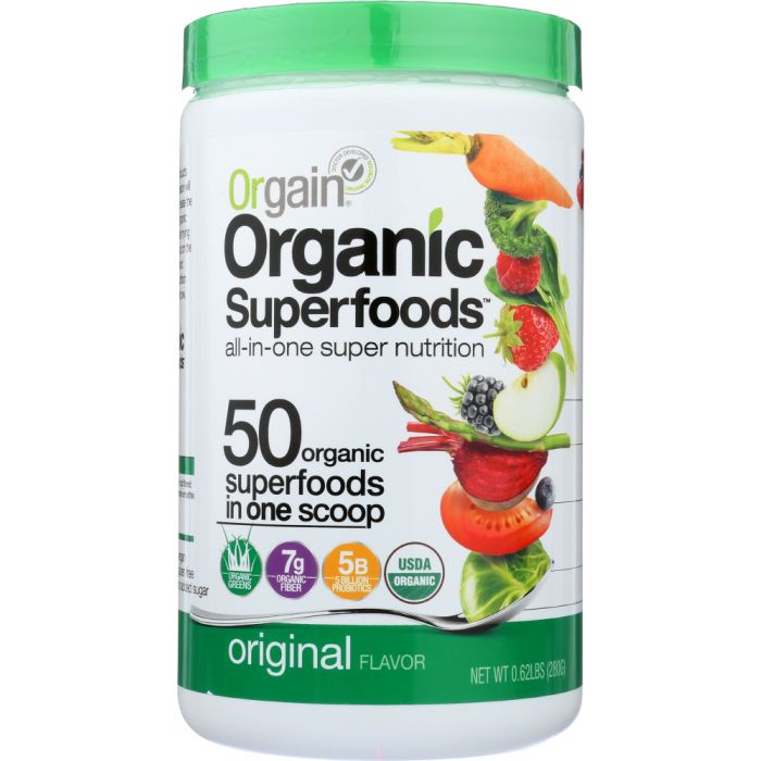 ORGAIN: Organic Superfoods All-In-One Super Nutrition Original, 9.92 oz