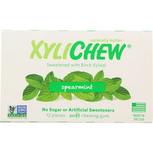 Load image into Gallery viewer, XYLICHEW: Sugar Free Chewing Gum Spearmint, 12 pc
