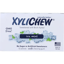 Load image into Gallery viewer, XYLICHEW: Sugar Free Chewing Gum Ice Mint, 12 pc
