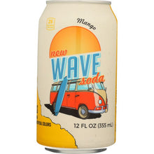 Load image into Gallery viewer, WAVE SODA: Mango Soda, 12 fl oz
