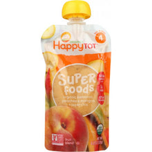 Load image into Gallery viewer, HAPPY TOT: Superfoods Banana Mango &amp; Peach Organic, 4.22 oz
