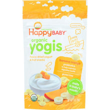 Load image into Gallery viewer, HAPPY BABY: Organic  Yogis Yogurt and Fruit Snacks Banana Mango, 1 oz
