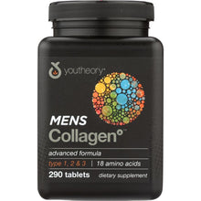 Load image into Gallery viewer, YOUTHEORY: Mens Collagen Advanced Formula, 290 tb
