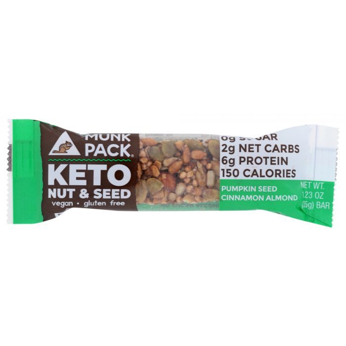 MUNK PACK: Pumpkin Seed Cinnamon Almond Keto Nut & Seed, 1.23 oz