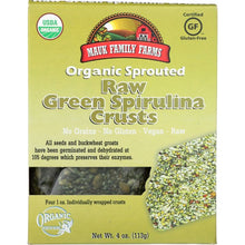 Load image into Gallery viewer, MAUK FAMILY FARMS: Raw Green Spirulina Crusts, 4 oz
