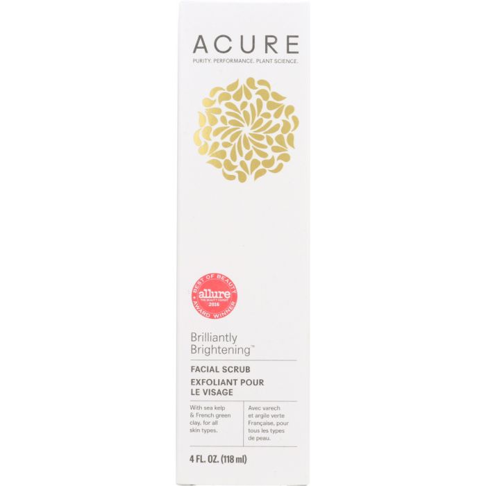 ACURE: Brilliantly Brightening Facial Scrub, 4 fl oz