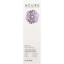 Load image into Gallery viewer, ACURE: Radically Rejuvenating Cleansing Cream, 4 fl oz
