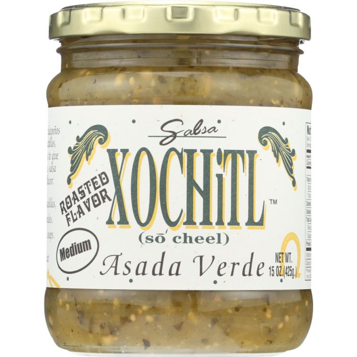 XOCHITL: Salsa Asada Verde Medium, 15 oz