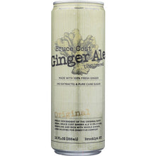 Load image into Gallery viewer, BRUCE COST GINGER ALE: Ginger Ale Unfiltered Original Can, 12 oz

