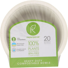 Load image into Gallery viewer, REPURPOSE: Eco-Friendly Tree Free Paper Bowls, 20 count
