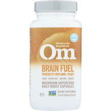 Load image into Gallery viewer, OM ORGANIC MUSHROOM NUTRITION: Brain Fuel Lions Mane Folate, 90 cp
