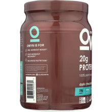 Load image into Gallery viewer, OWYN: Protein Powder Dark Chocolate, 1.2 lb
