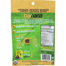 Load image into Gallery viewer, BARNANA: Organic Peanut Butter Chewy Banana Bites, 3.5 oz
