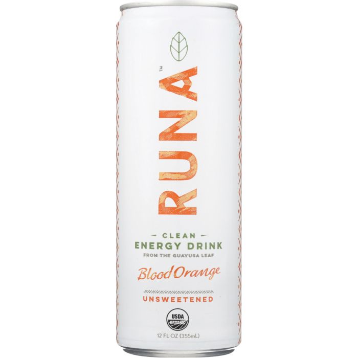 RUNA: Blood Orange Clean Energy Drink, 12 oz