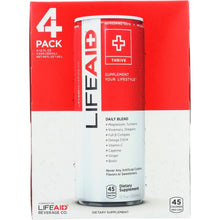 Load image into Gallery viewer, LIFEAID BEVERAGE: Lifeaid 4 pack x 12 fl oz, 48 fl oz
