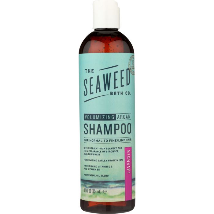 SEAWEED BATH COMPANY: Shampoo Argan Lavender, 12 oz